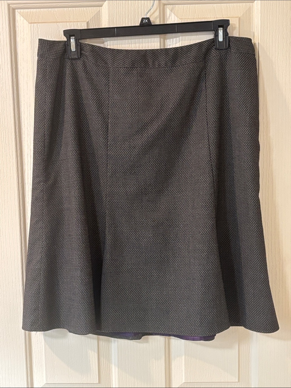 Lane Bryant Dark Gray A-Line Skirt